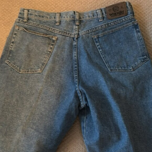 👛 (ANY 2/$30) VIntage WRANGLER 36 x 30 Heavy Cotton Relaxed Tapered Jeans - Picture 3 of 5